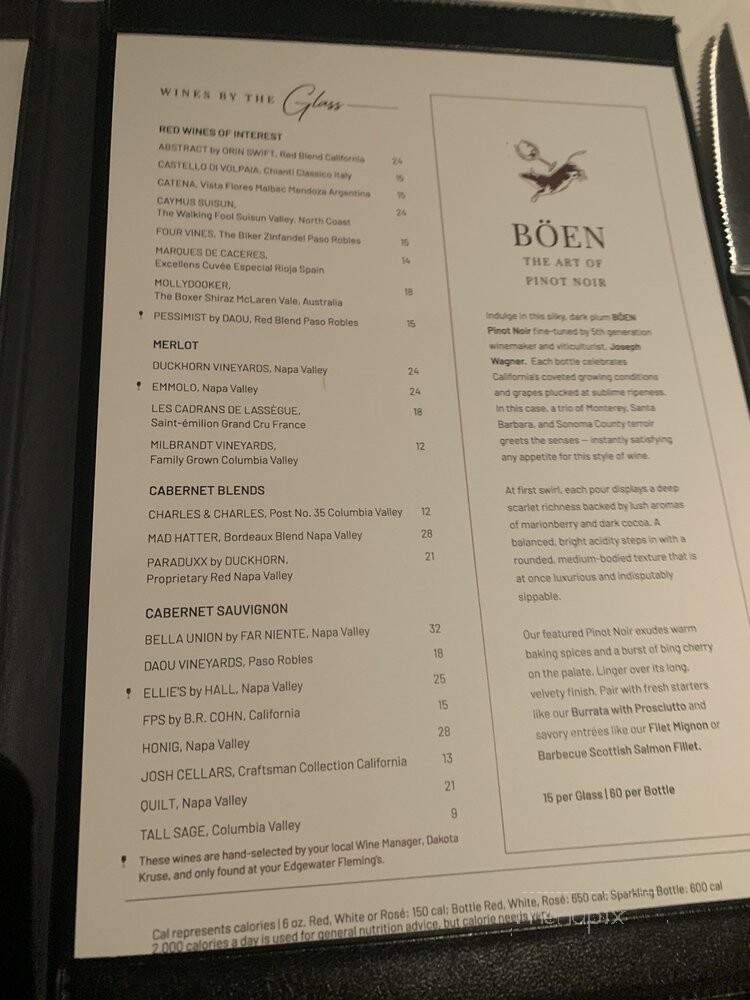 Fleming's Prime Steakhouse - Edgewater, NJ menu_pic