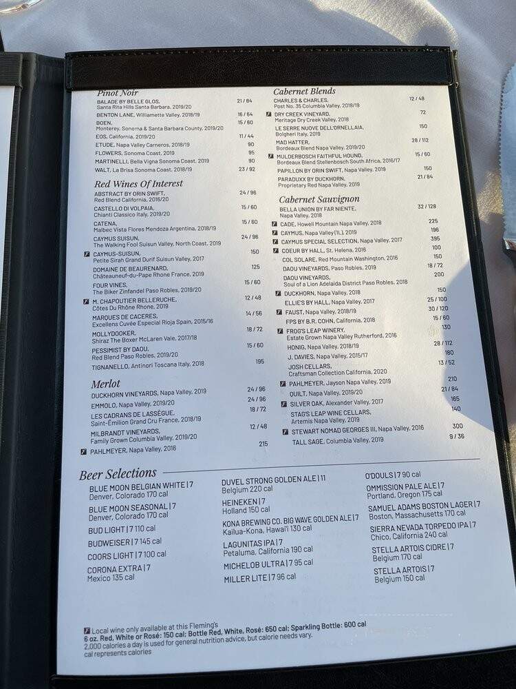 Fleming's Prime Steakhouse - Edgewater, NJ menu_pic