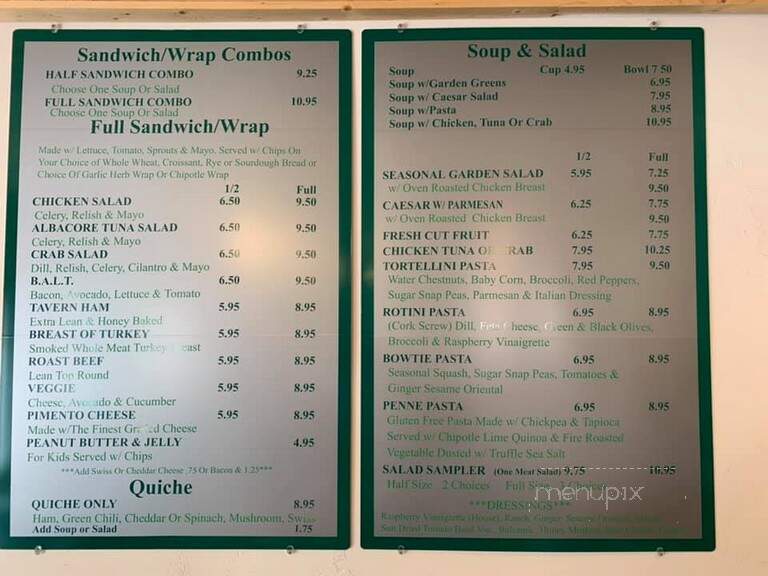 Village Buttery - Ruidoso, NM menu_pic