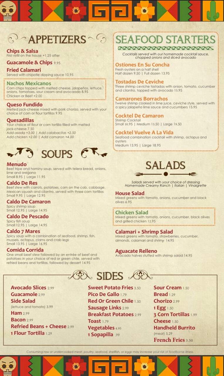 Adelitas Restaurant - Santa Fe, NM menu_pic