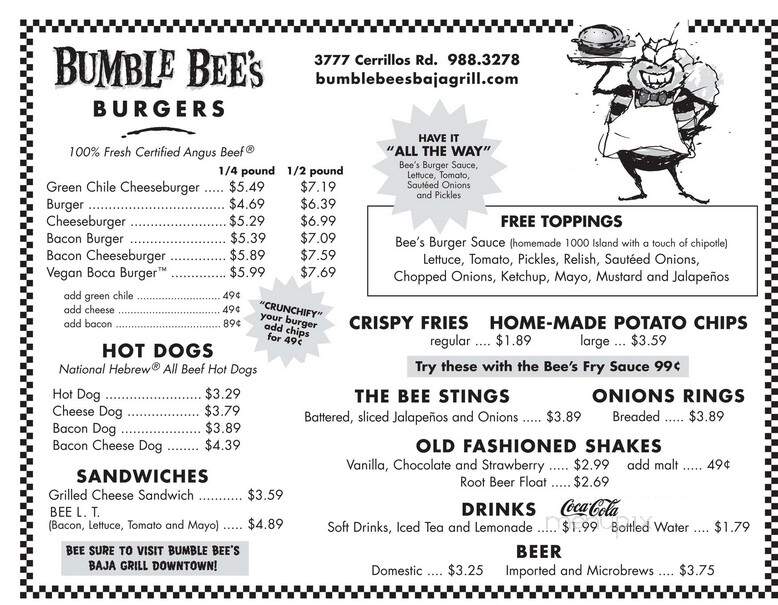 Bumble Bee's Baja Grill - Santa Fe, NM
