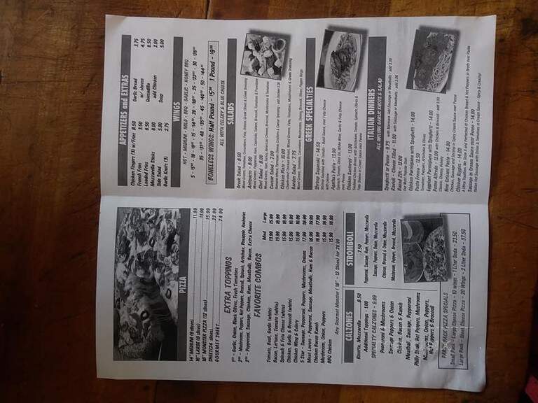 A Pizza & More - Tully, NY menu_pic