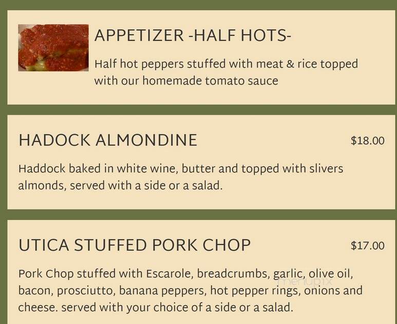 Art's Jug - Watertown, NY menu_pic