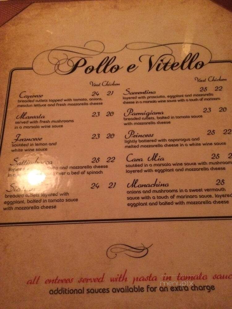 Cara Mia Restaurant - Seaford, NY menu_pic