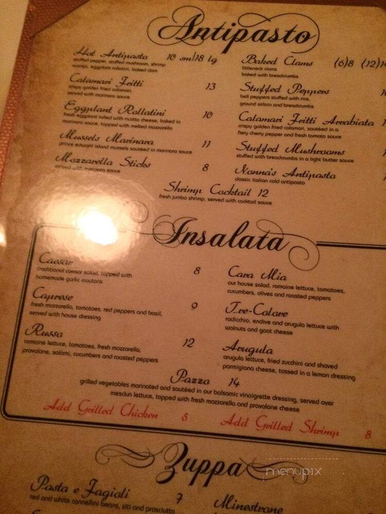 Cara Mia Restaurant - Seaford, NY menu_pic