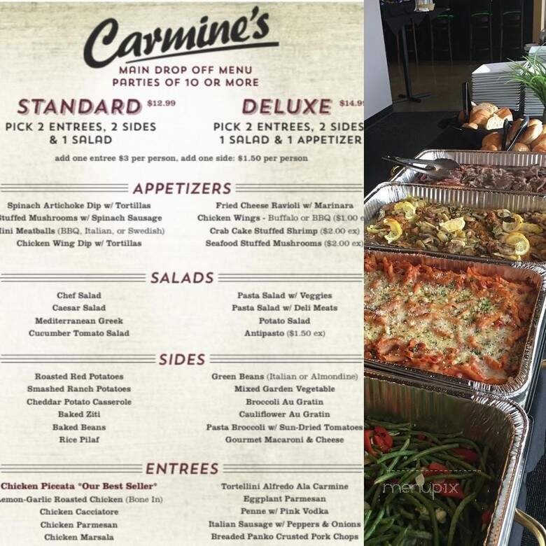 Carmine's - Williamsville, NY menu_pic