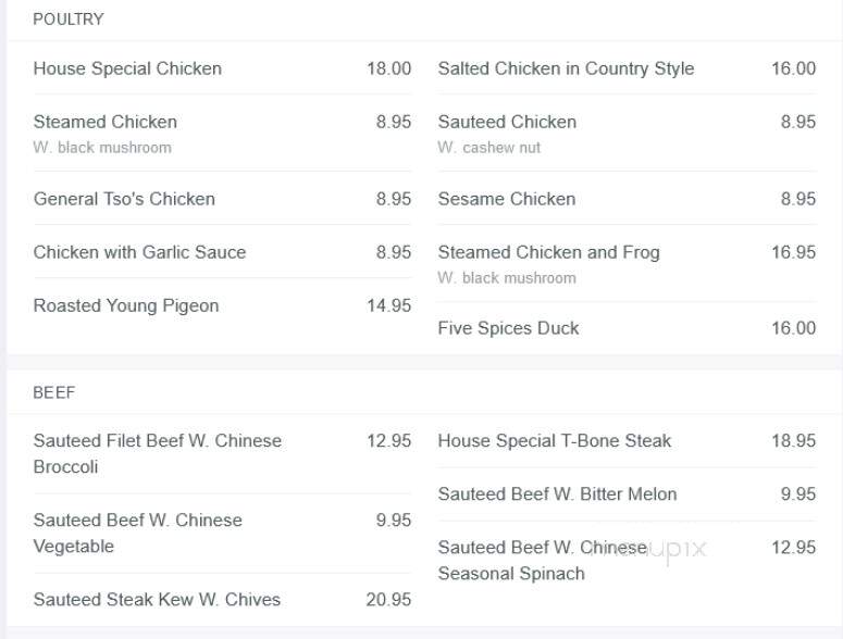 Congee Bowery Restaurant & Bar - New York, NY menu_pic