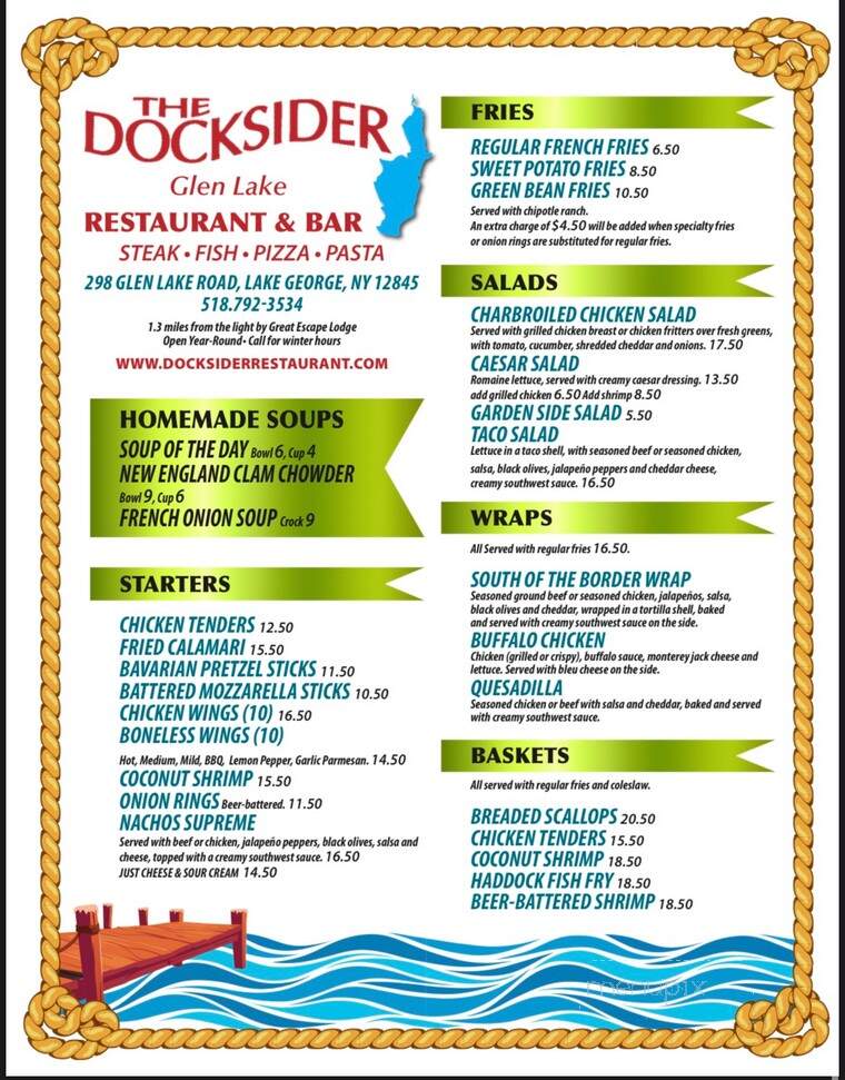 Docksider Restaurant - Lake George, NY