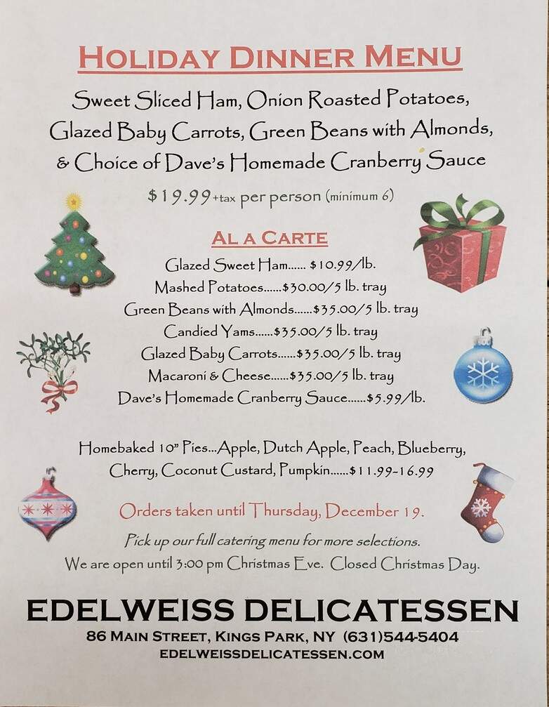 Edelweiss Delicatessen - Kings Park, NY