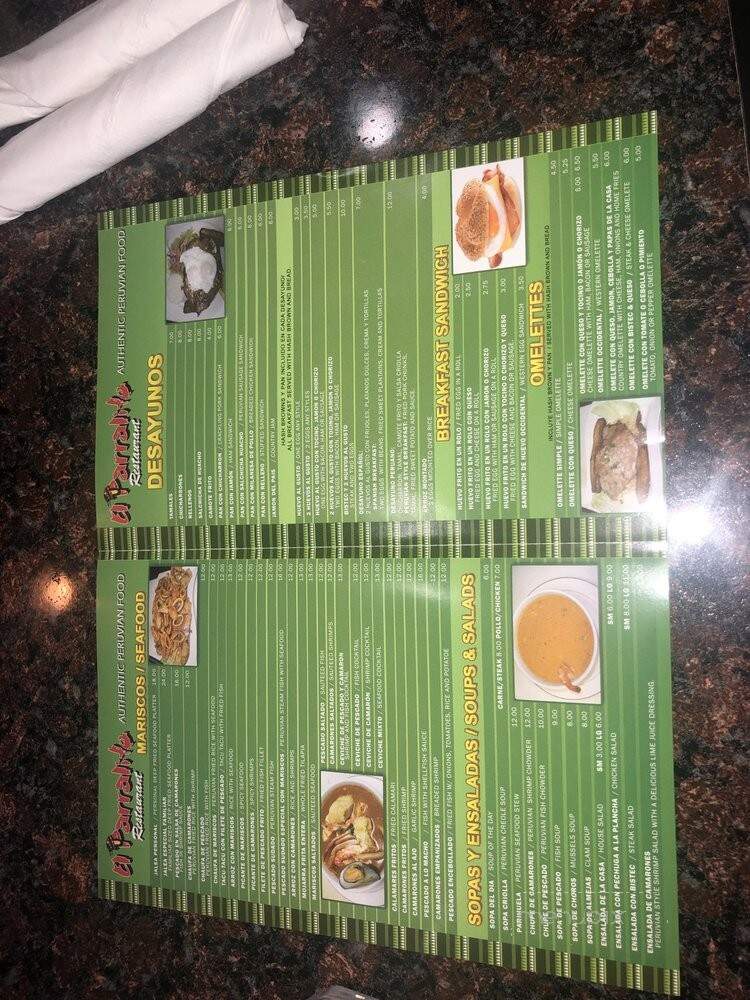 El Parralito - Port Chester, NY menu_pic