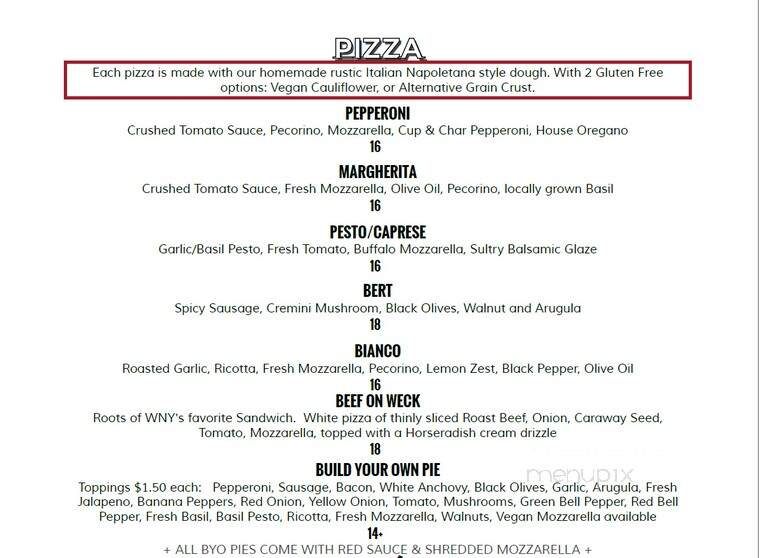 Ellicottville Brewing Co - Ellicottville, NY menu_pic