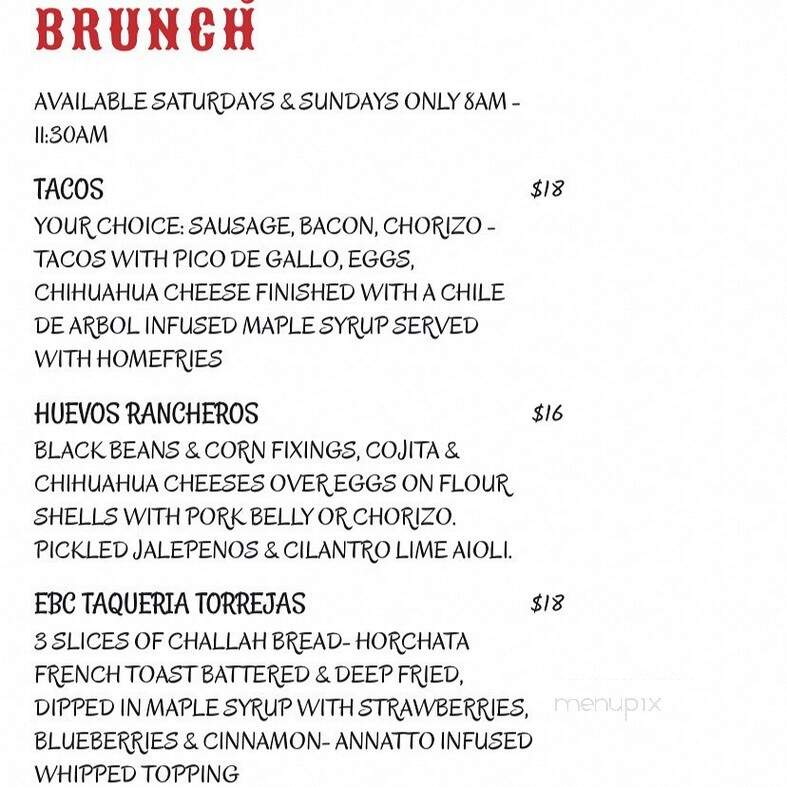 Ellicottville Brewing Co - Ellicottville, NY menu_pic