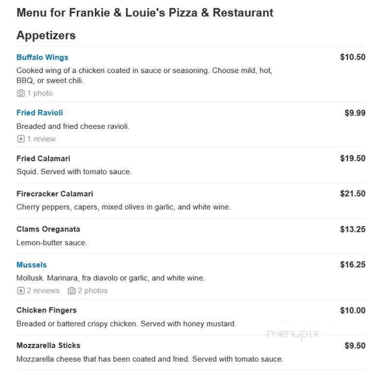 Frankie & Louie's Restaurant - Port Chester, NY