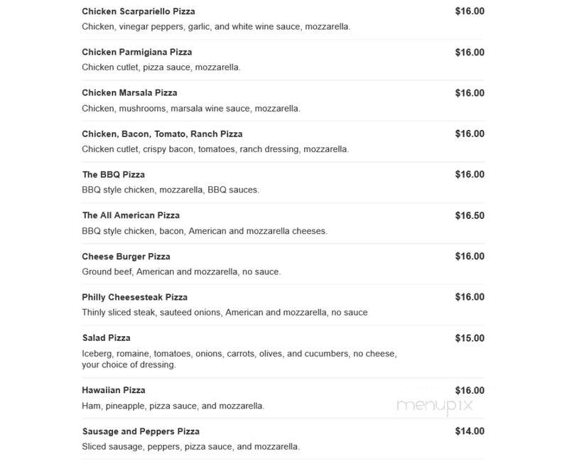 Frankie & Louie's Restaurant - Port Chester, NY menu_pic