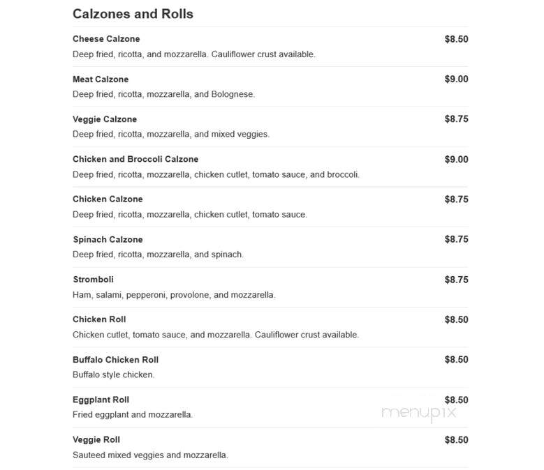 Frankie & Louie's Restaurant - Port Chester, NY menu_pic