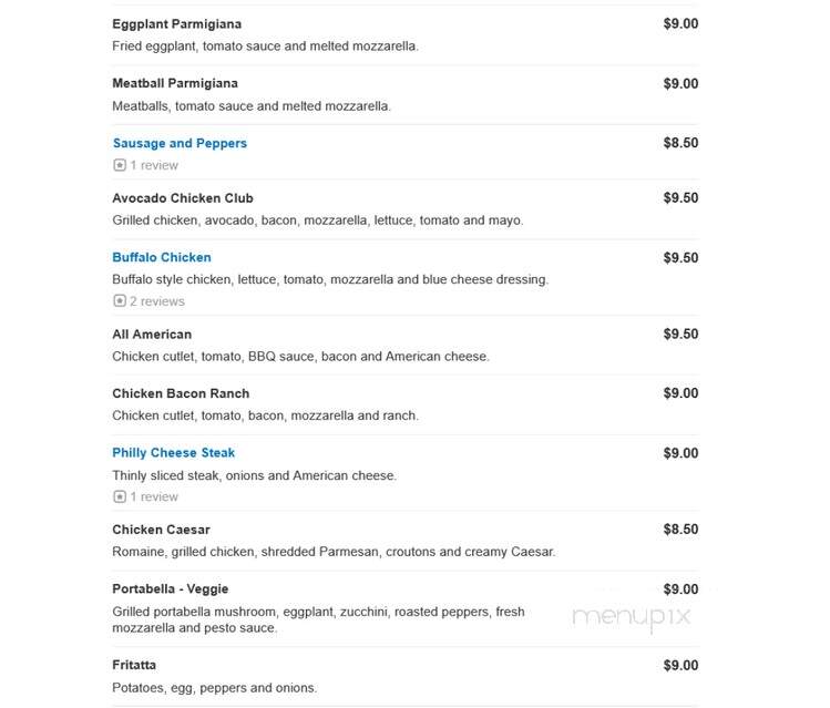 Frankie & Louie's Restaurant - Port Chester, NY menu_pic