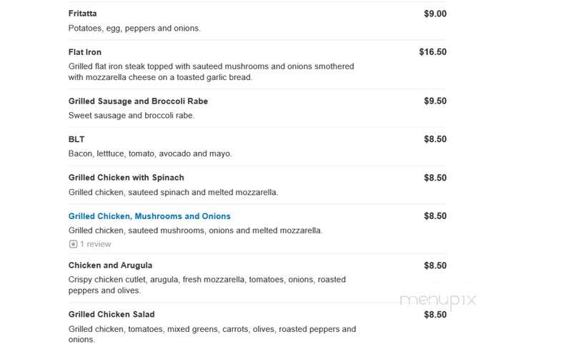 Frankie & Louie's Restaurant - Port Chester, NY menu_pic