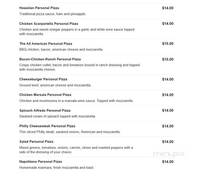 Frankie & Louie's Restaurant - Port Chester, NY menu_pic