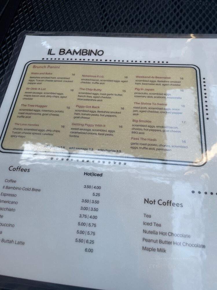 Il Bambino - Astoria, NY menu_pic