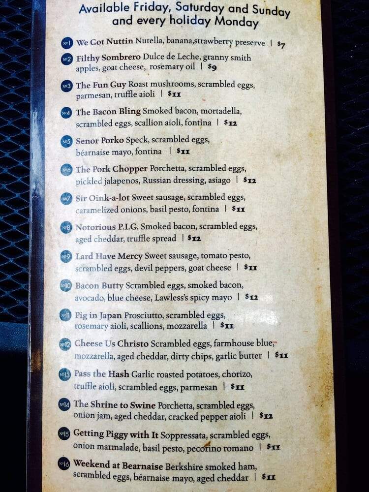 Il Bambino - Astoria, NY menu_pic