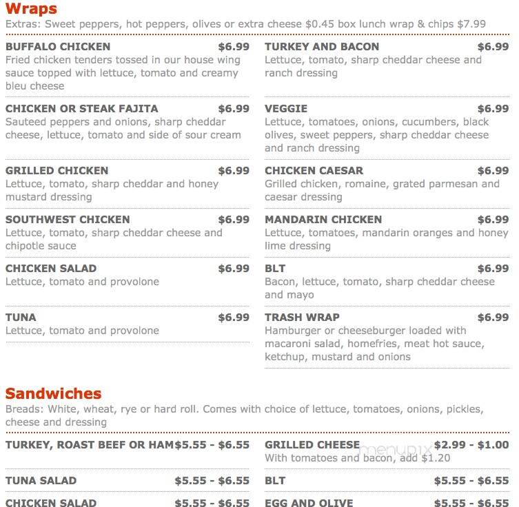 J & L's Pizza Korner - Fairport, NY menu_pic