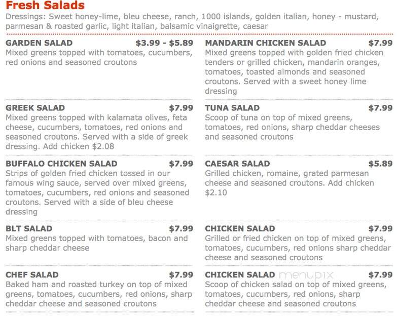 J & L's Pizza Korner - Fairport, NY menu_pic