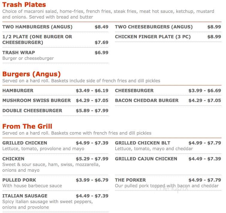 J & L's Pizza Korner - Fairport, NY menu_pic