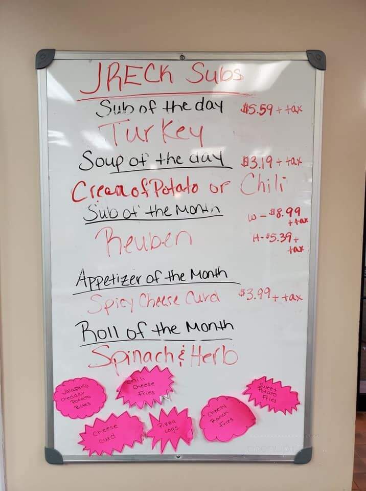 Jreck Subs - Massena, NY menu_pic