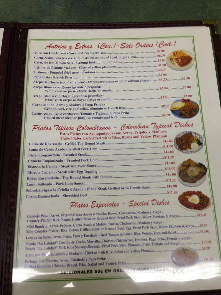 La Calidad Bakery - Freeport, NY menu_pic