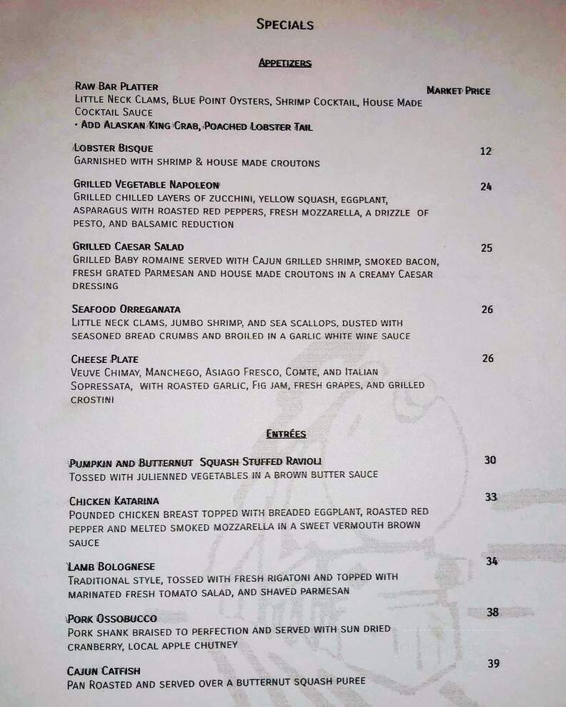 La Stazione Italian Restaurant - New Paltz, NY menu_pic