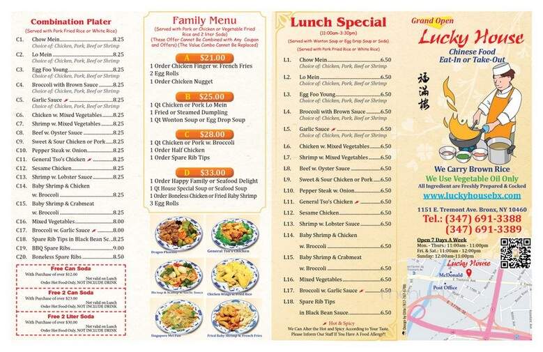 Lucky Chinese Restaurant - Bronx, NY