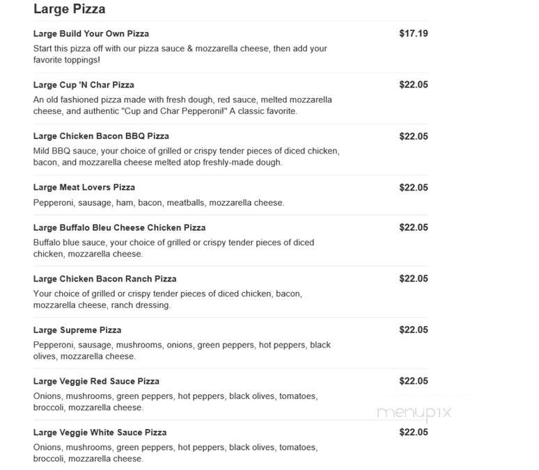 Mark's Pizzeria - Walworth, NY menu_pic