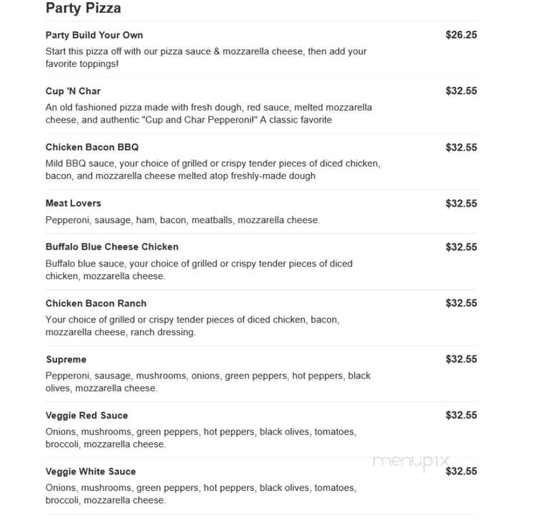 Mark's Pizzeria - Walworth, NY menu_pic