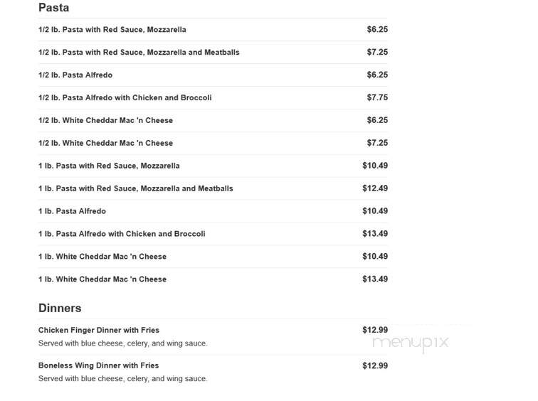 Mark's Pizzeria - Walworth, NY menu_pic