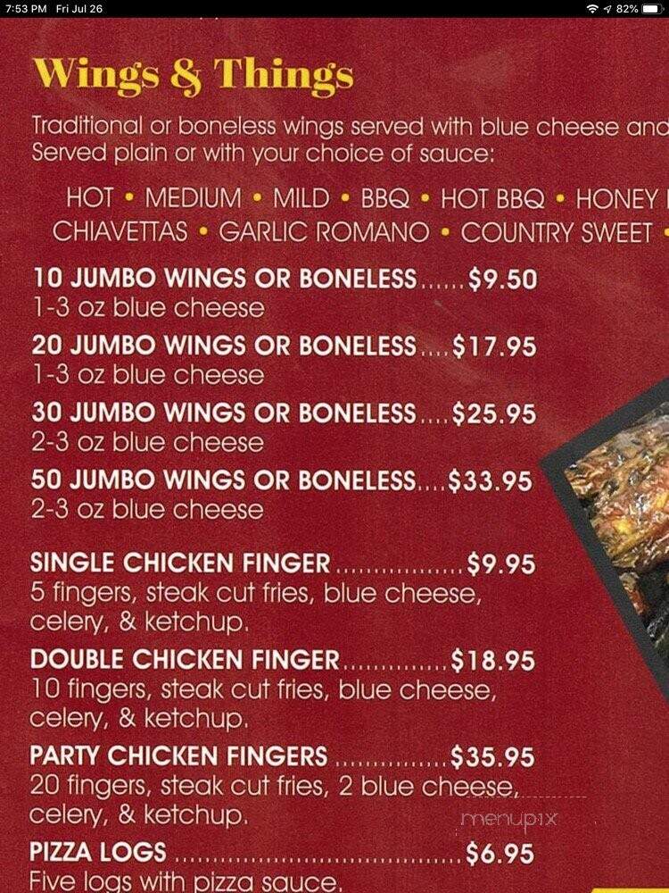 Pat's Pizzeria - Buffalo, NY menu_pic