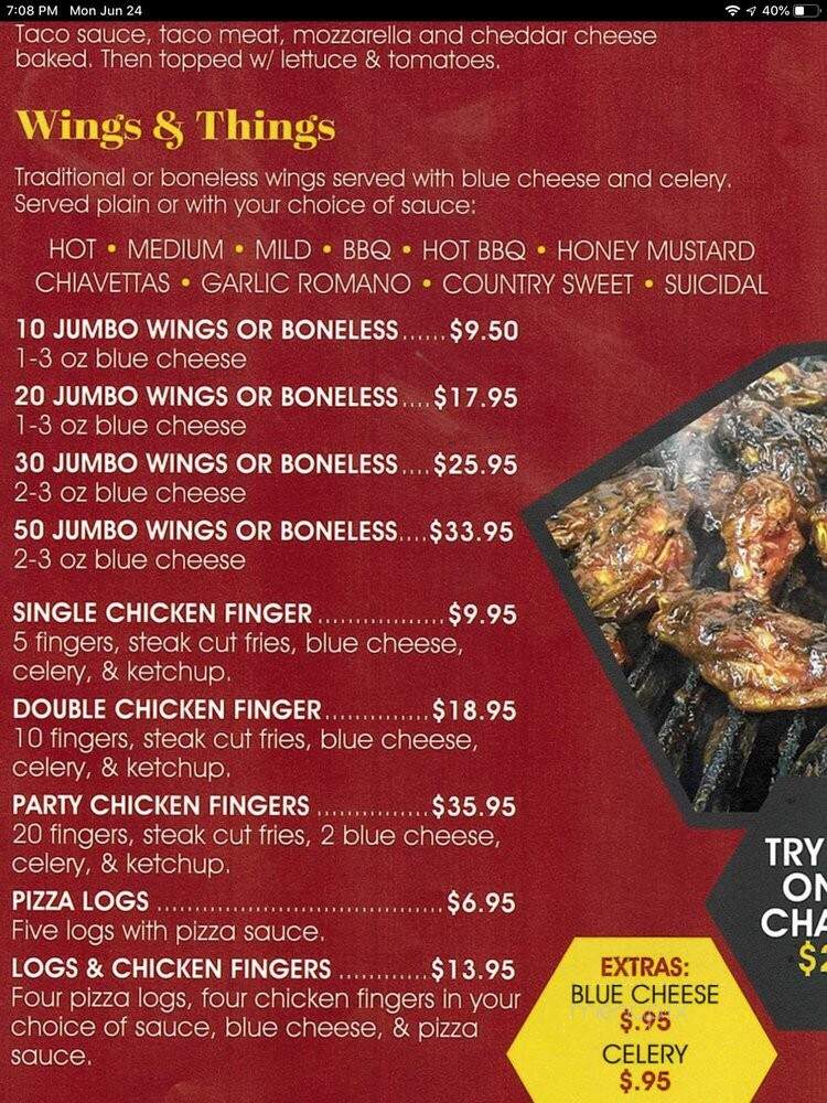 Pat's Pizzeria - Buffalo, NY menu_pic