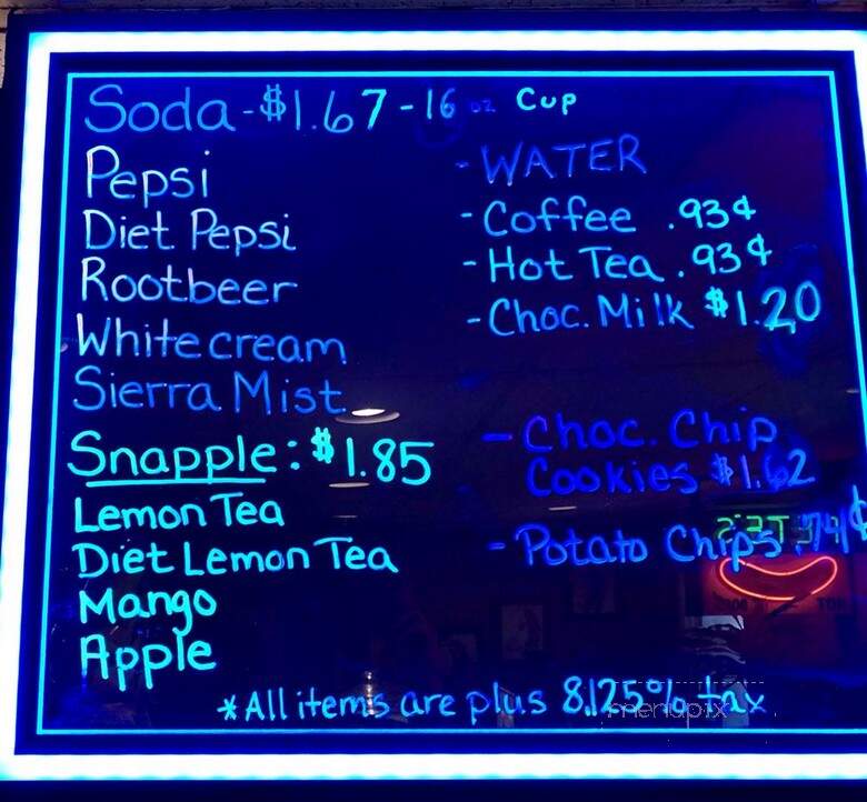 Pete's Hot Dog Stand - Newburgh, NY menu_pic