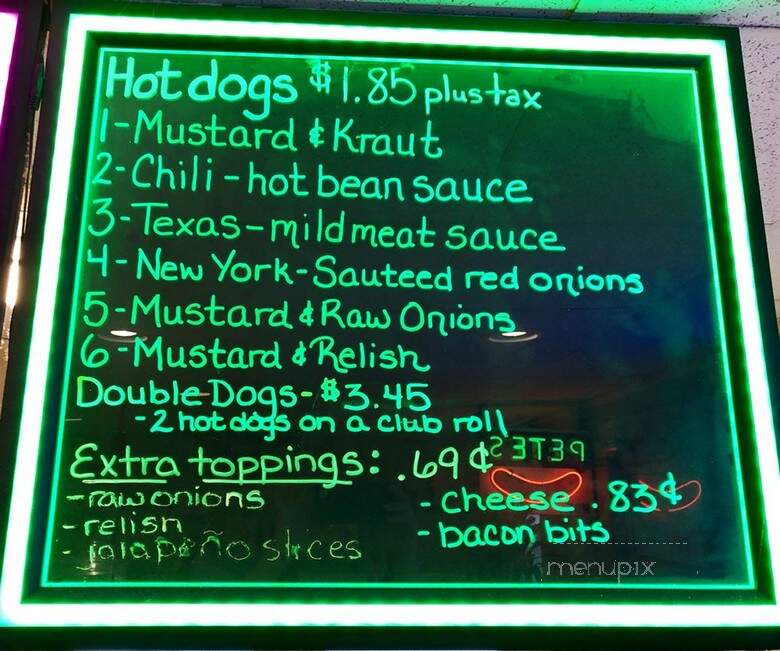 Pete's Hot Dog Stand - Newburgh, NY menu_pic
