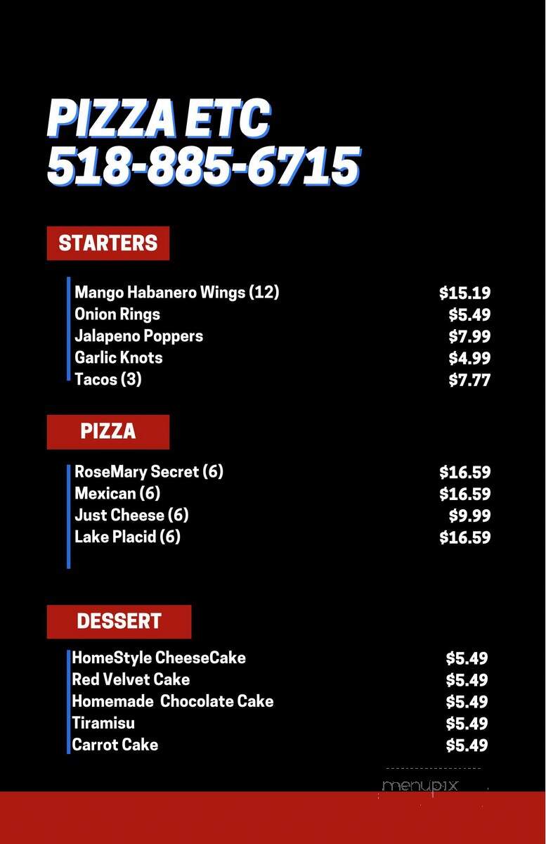 Pizza Etc - Ballston Spa, NY