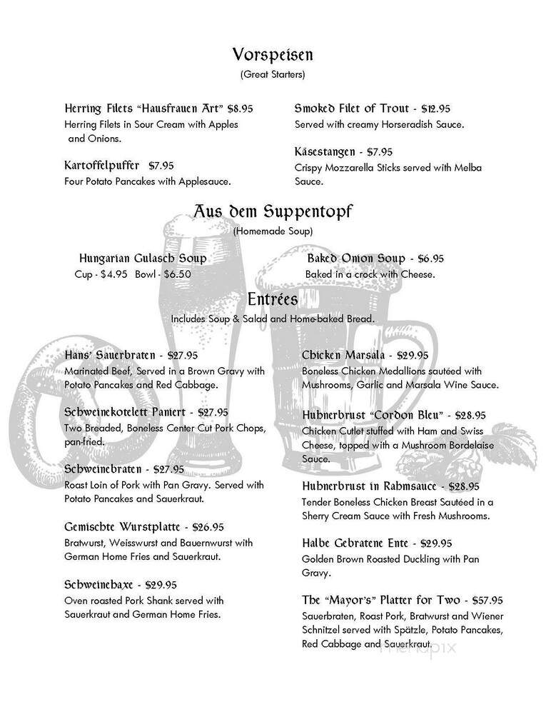 Pumpernickel's Restaurant - Bolton Landing, NY menu_pic