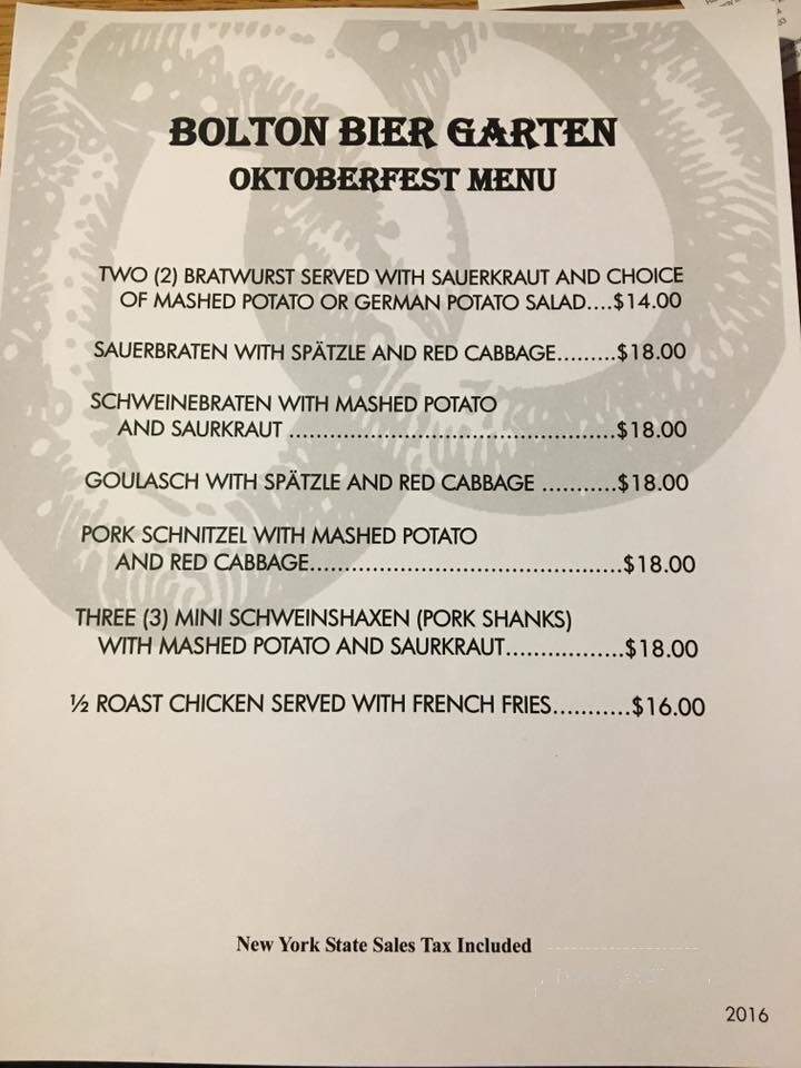Pumpernickel's Restaurant - Bolton Landing, NY menu_pic