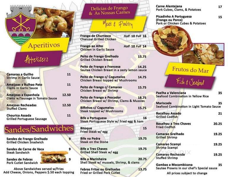 Restaurant Tres Chaves - Yonkers, NY menu_pic
