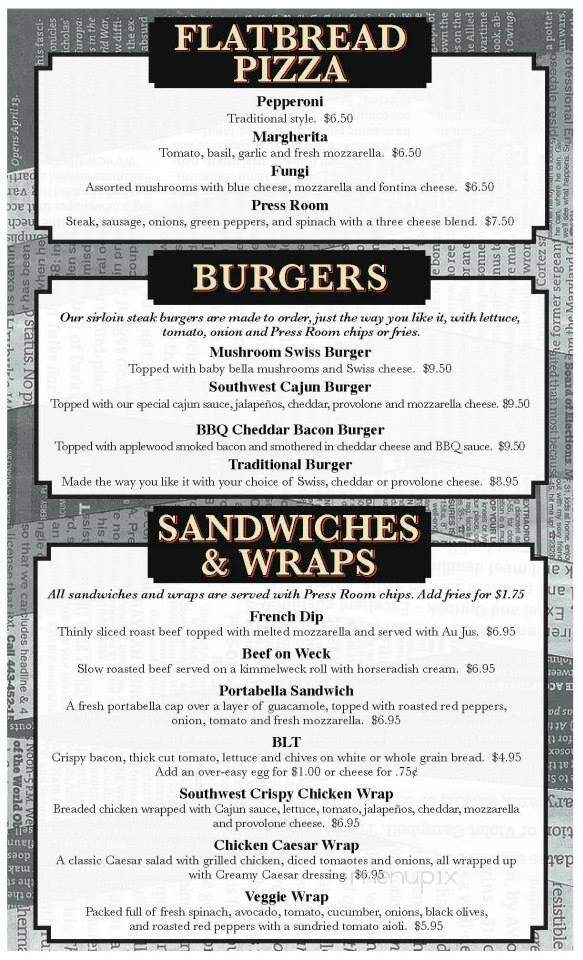 Shawbucks - Jamestown, NY menu_pic