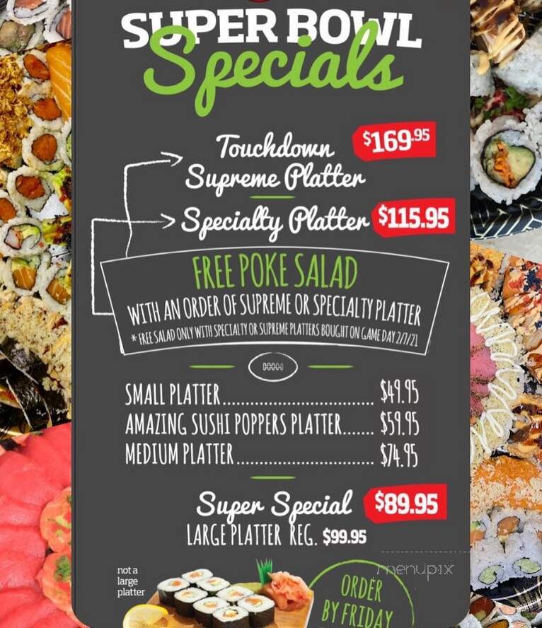 Simply Sushi - Monticello, NY menu_pic