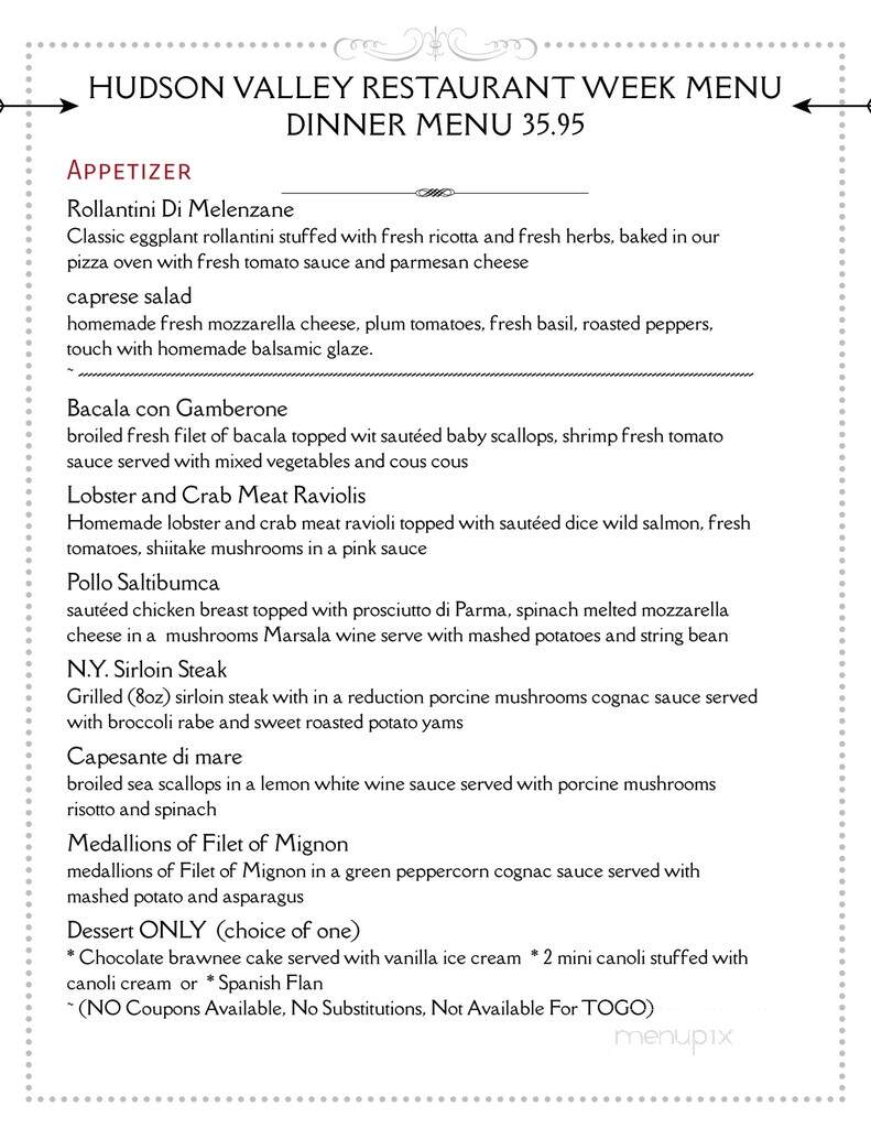 Terra Rustica - Briarcliff Manor, NY menu_pic