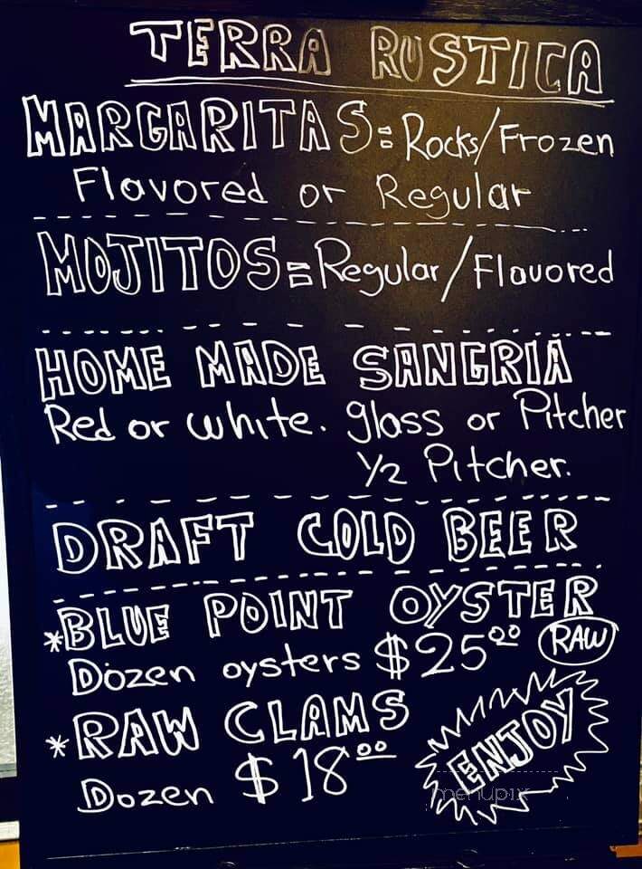 Terra Rustica - Briarcliff Manor, NY menu_pic