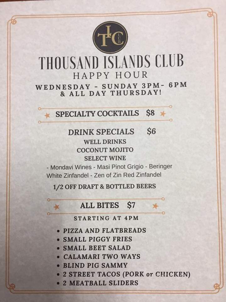 Thousand Island Club - Wellesley Island, NY