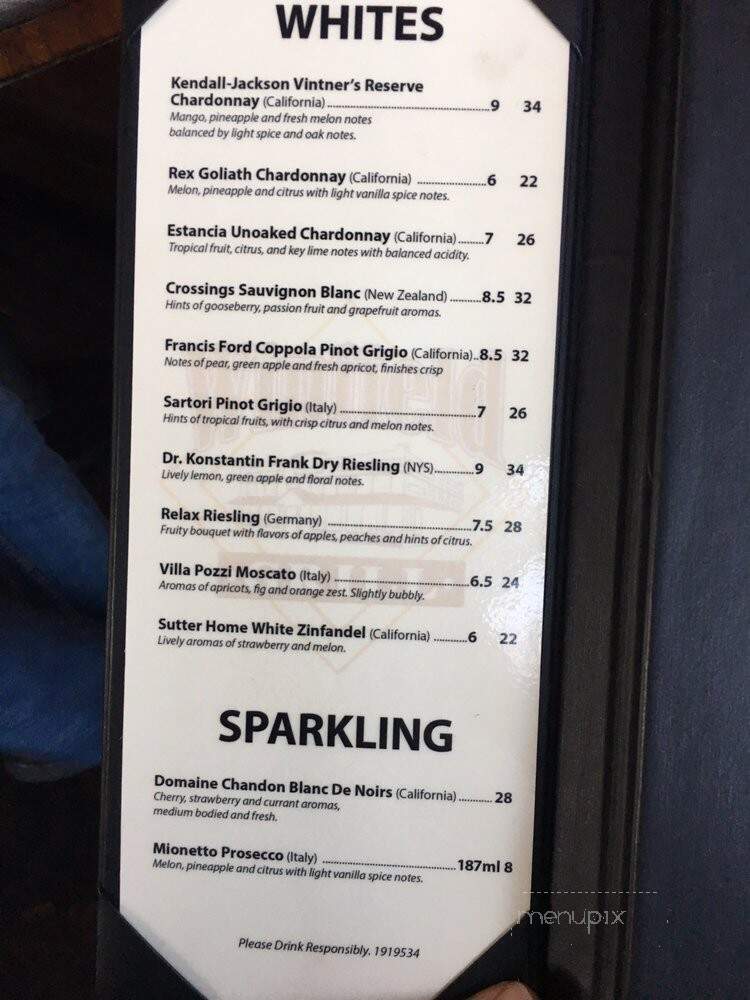 Winfield Grill - Rochester, NY menu_pic