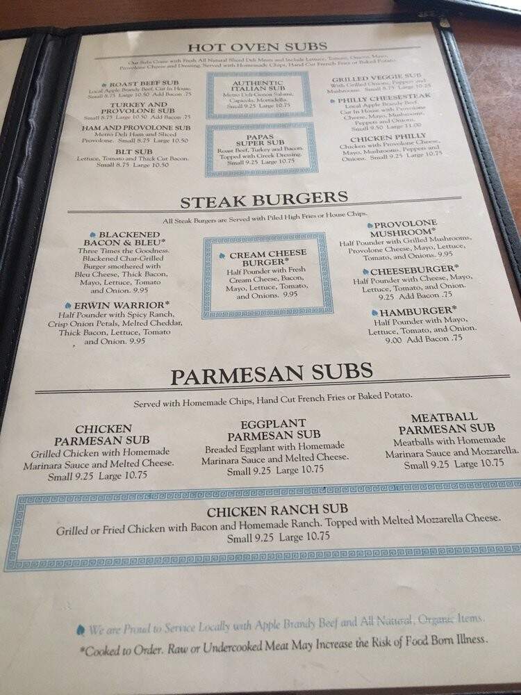 Papas Pizza - Asheville, NC menu_pic