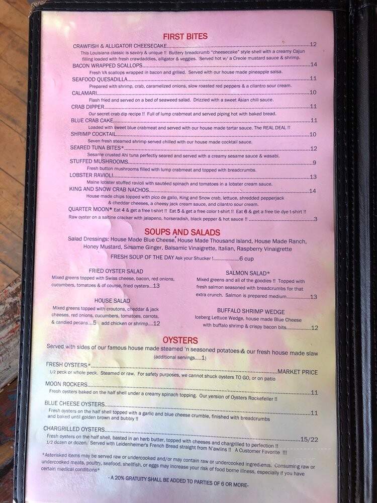 Full Moon - Clemmons, NC menu_pic
